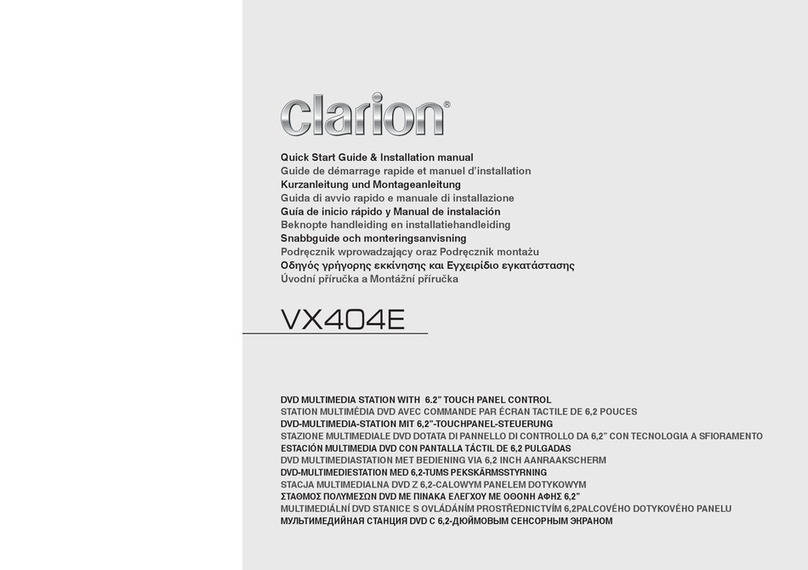 Clarion VX404E Manual de usuario
