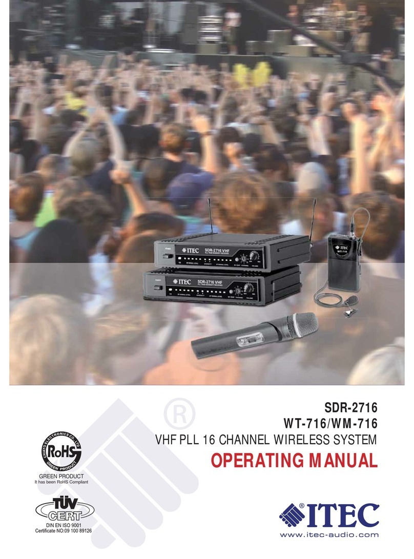 Itec SDR-2716 Manual de usuario