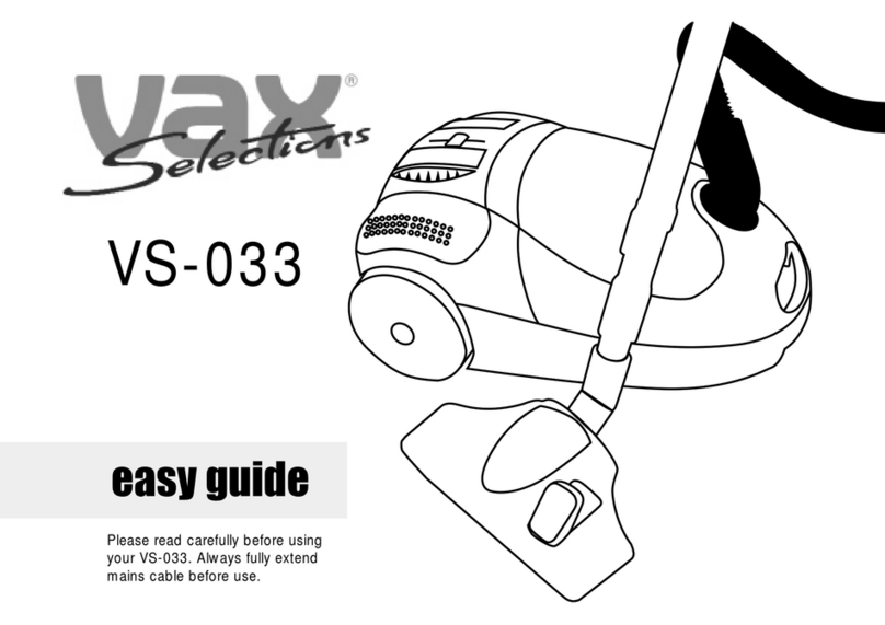 Vax VS-033 Hoja de información del producto