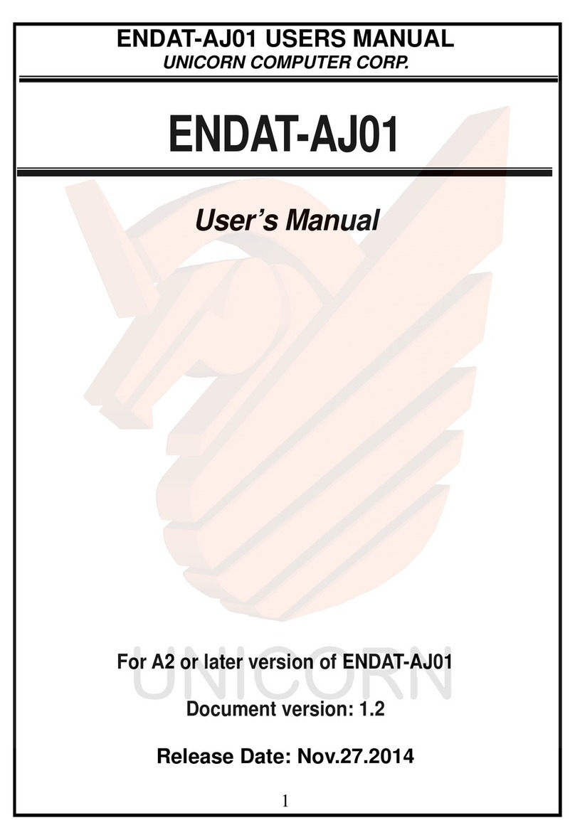 Unicorn Computer ENDAT-AJ01 Manual de usuario