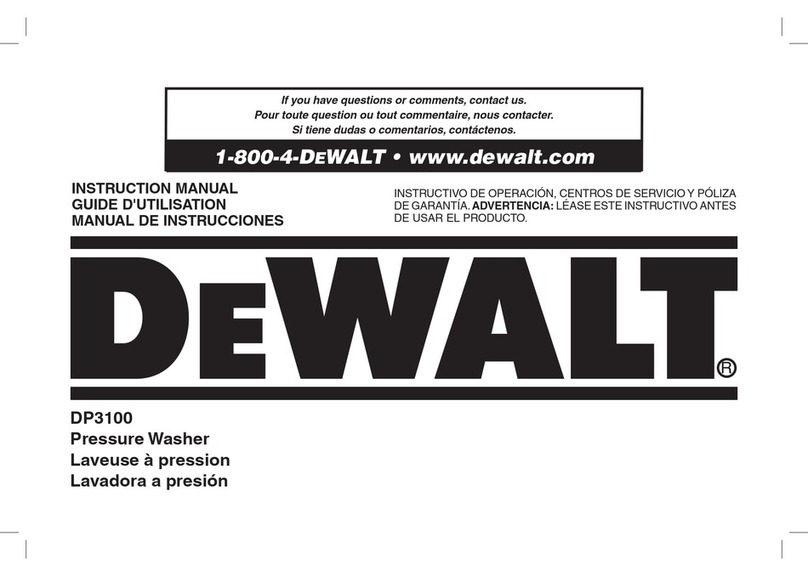 DeWalt DP3100 Manual de usuario