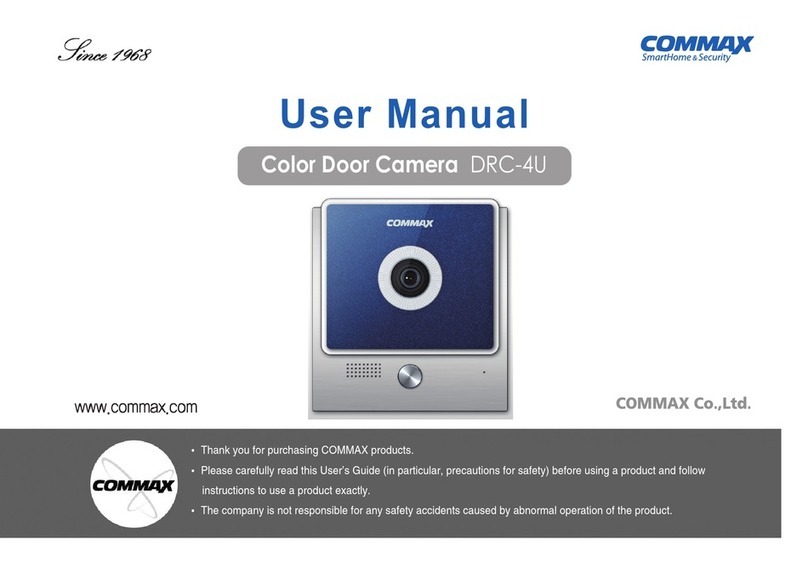 Commax DRC-4U Manual de usuario