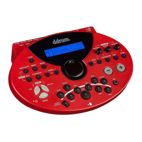 ddrum DD5X Manual de usuario ddrum DD5X Manual de usuario