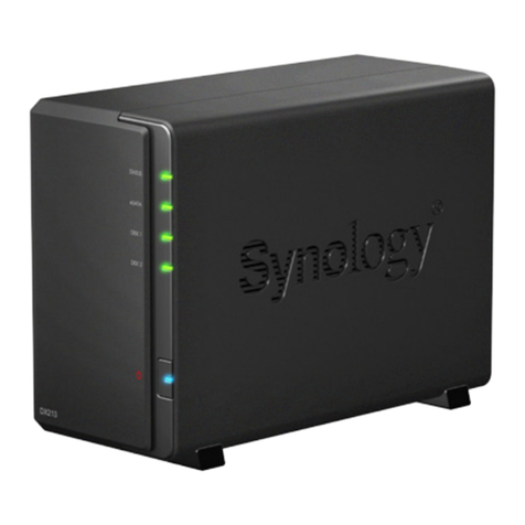 Synology DiskStation DX213 Manual de usuario Synology DiskStation DX213 Manual de usuario