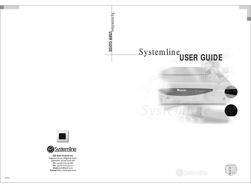 QED Systemline Manual de usuario