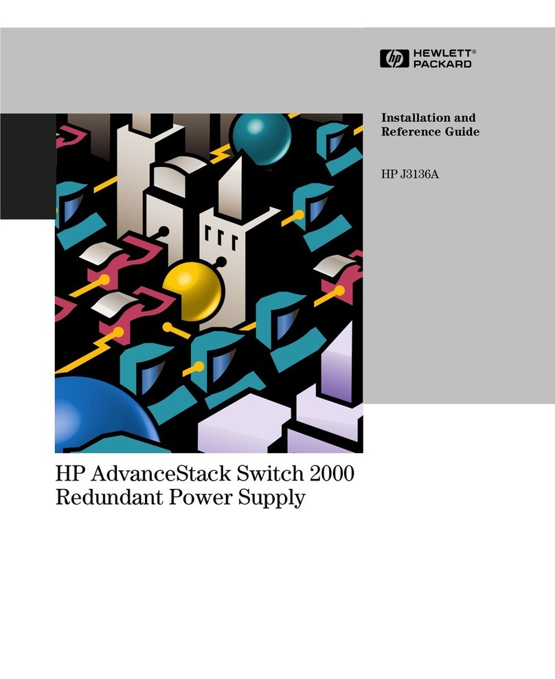 HP HPJ3136A Manual de instalación y funcionamiento
