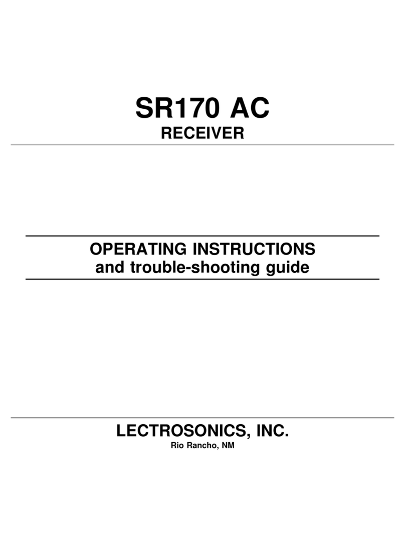 Lectrosonics SR170 AC Manual de usuario