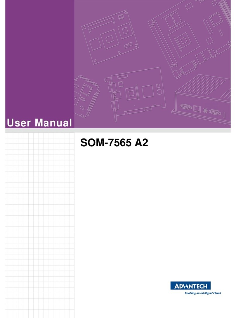Advantech SOM-7565 A2 Manual de usuario