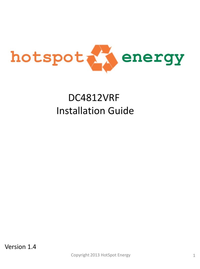 Hotspot DC4812VRF DC Manual de usuario Hotspot DC4812VRF DC Manual de usuario