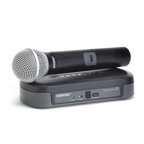 Shure Performance Gear Manual de usuario Shure Performance Gear Manual de usuario