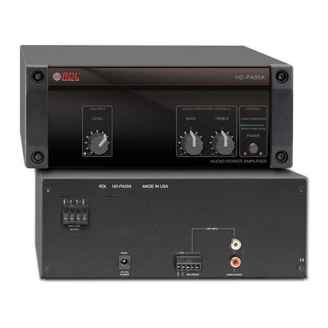 RDL HD-PA35A Manual del propietario