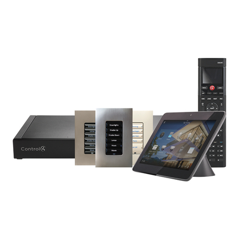 Contro l4 Control4 Smart Home Manual de usuario
