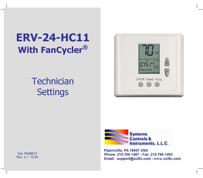 SCI ERV-24-HC11 Instrucciones de uso SCI ERV-24-HC11 Instrucciones de uso