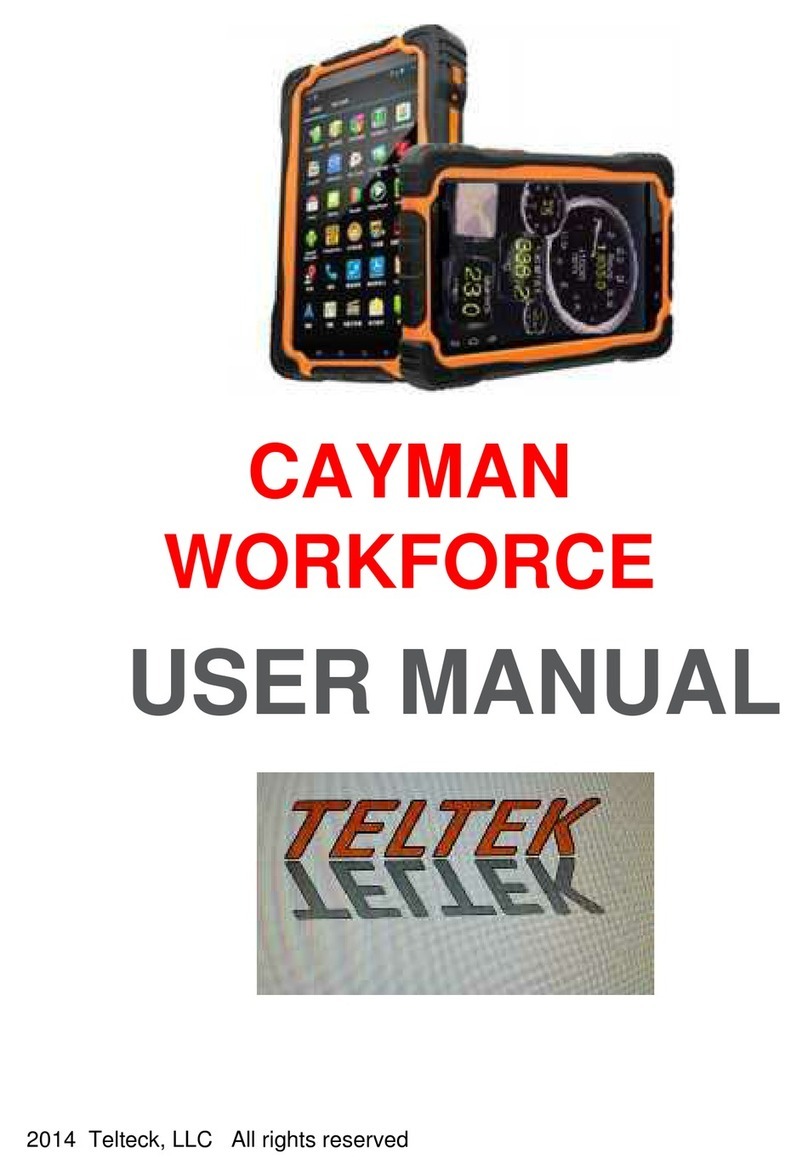 Teltek Cayman Workforce Manual de usuario