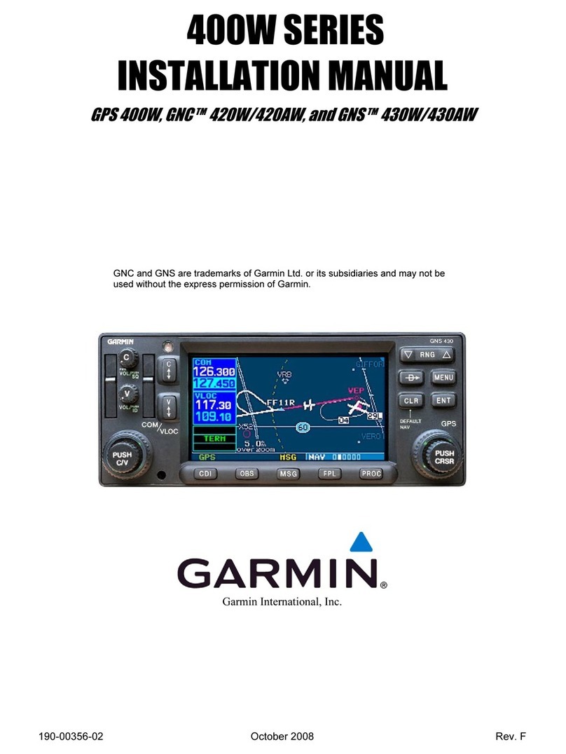 Garmin GPS 400W Manual de usuario