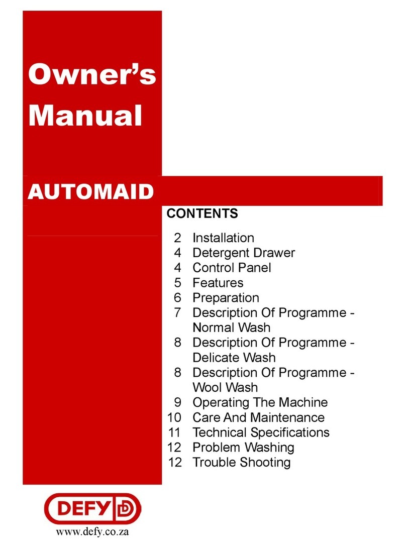 Defy AUTOMAID Manual de usuario