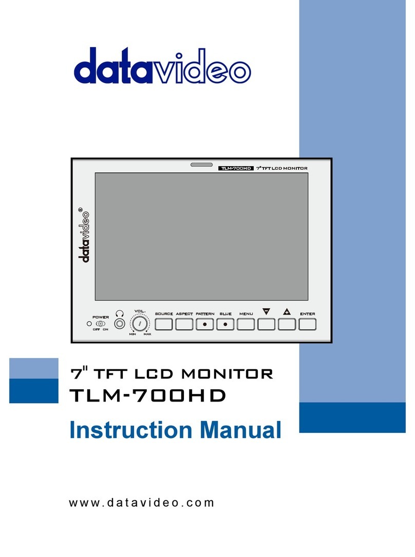 Data Video TLM-700HD Manual de usuario