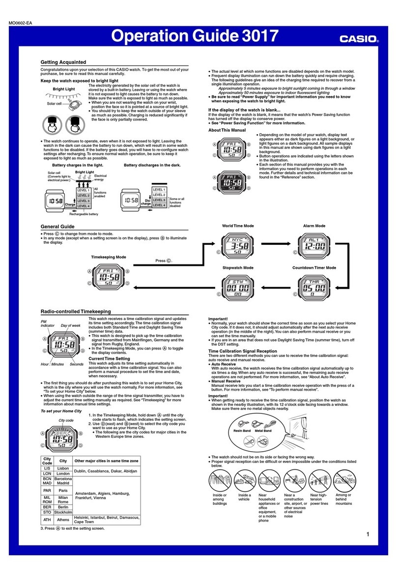 Casio 3017 Manual de usuario