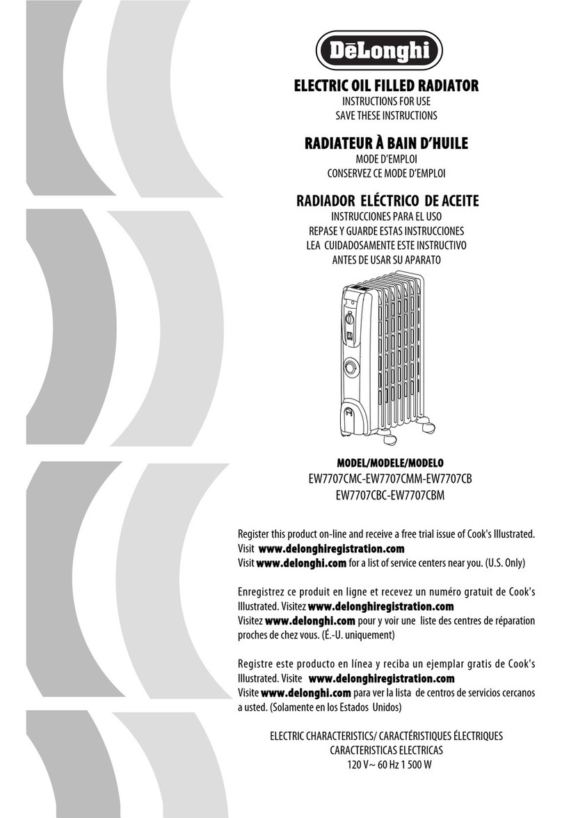 DeLonghi EW7707CB Manual de usuario