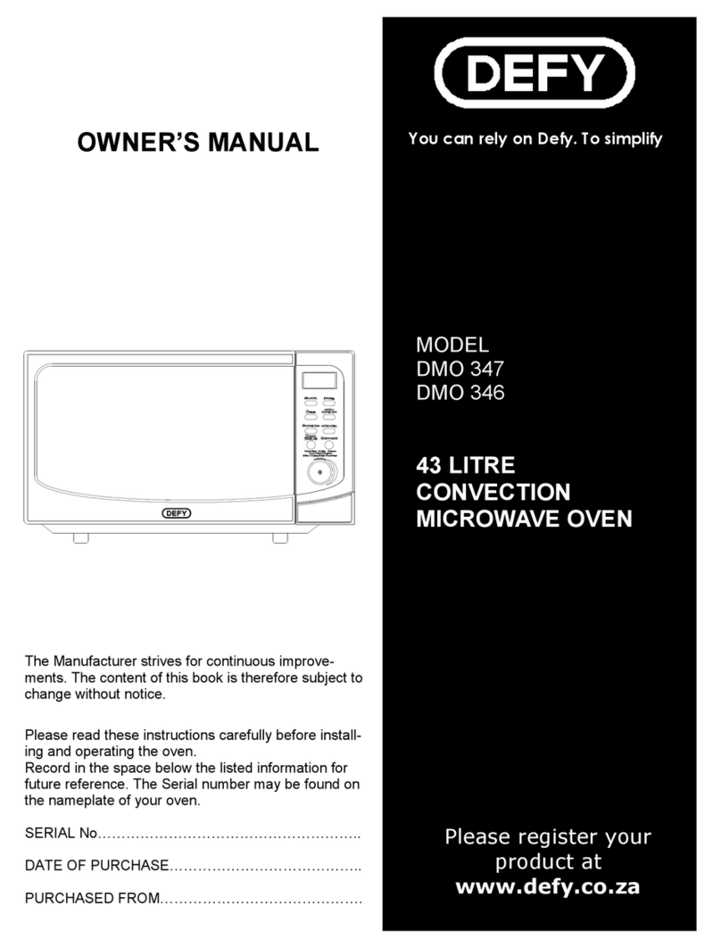 Defy DMO 346 Manual de usuario