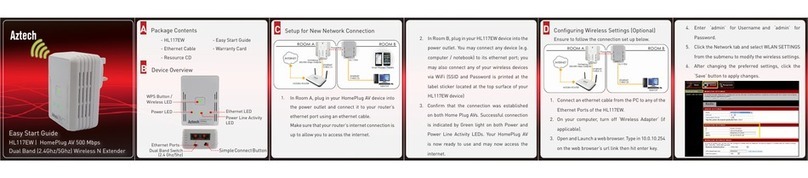 Aztech HL117EW Instrucciones de uso