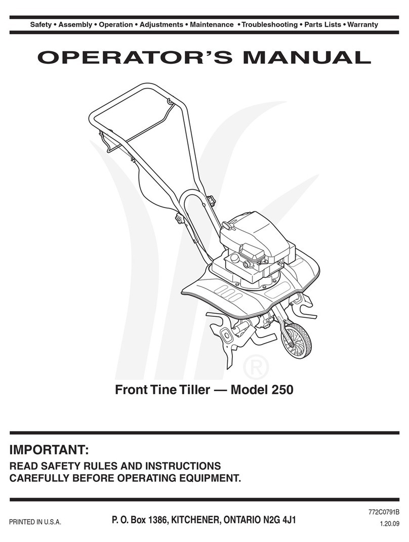 MTD Series 250 Manual de usuario