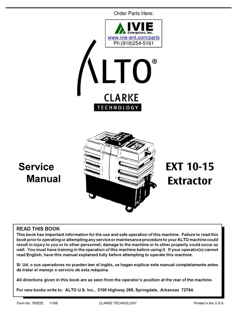 Clarke EXT 10-15 Manual de usuario