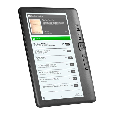gobii ereader Manual de usuario