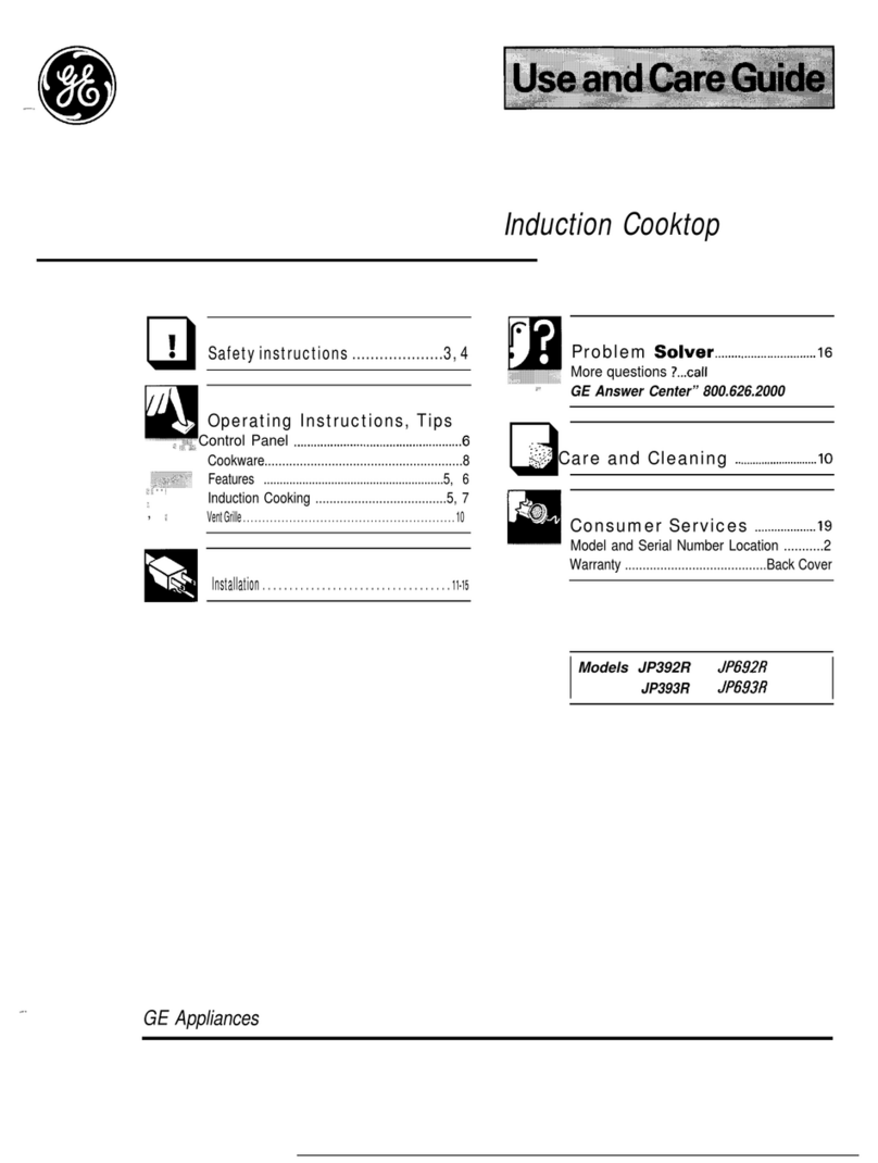 GE JP392R Manual de usuario