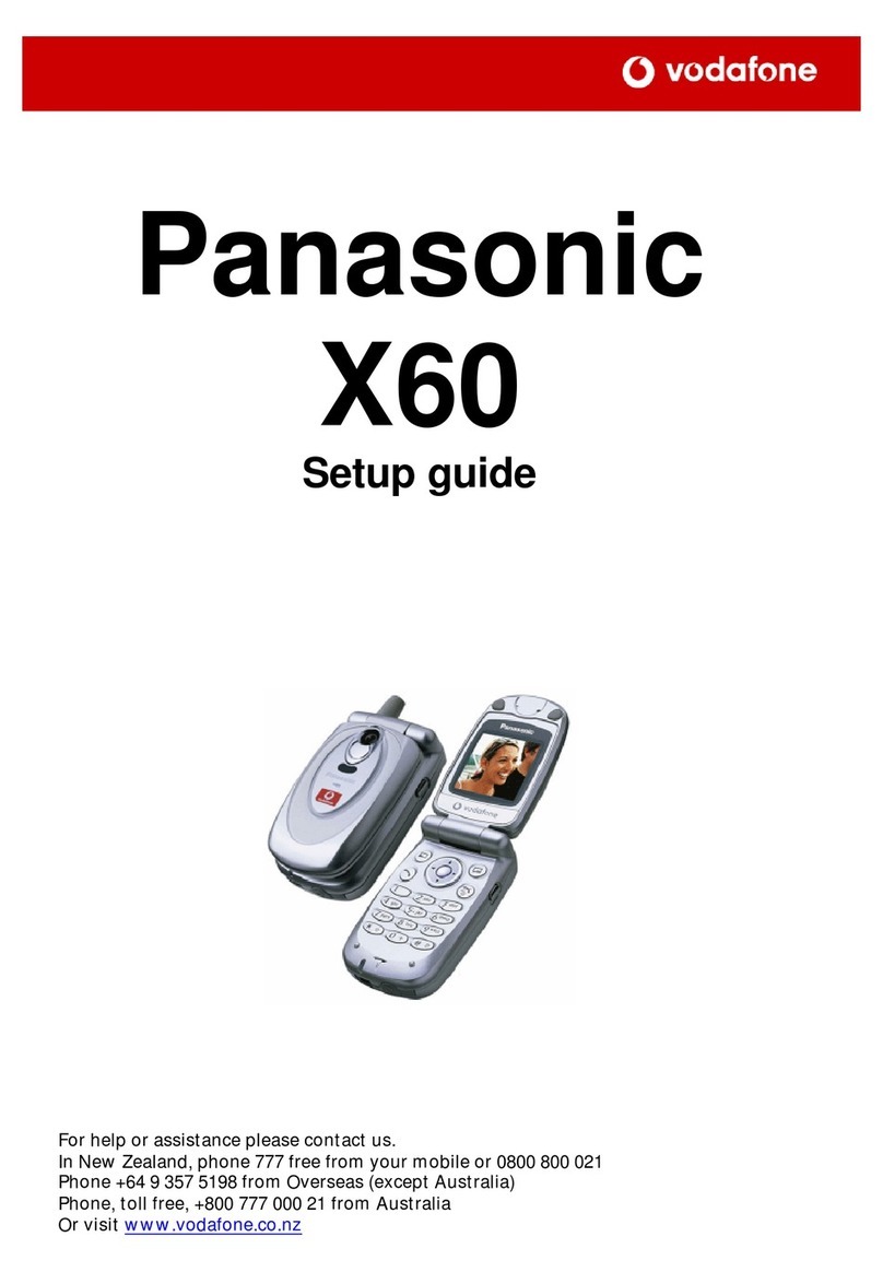 Panasonic X60 Manual de usuario