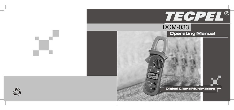 TECPEL DCM-033 Manual de usuario