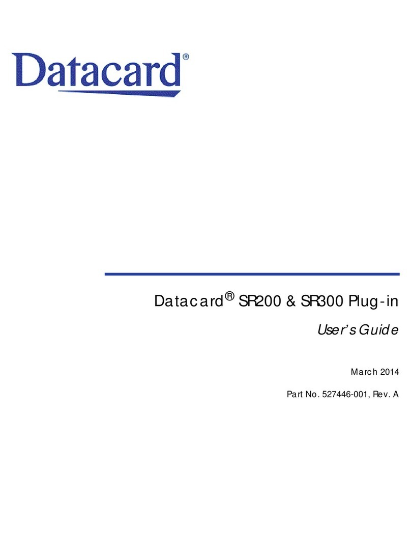 DataCard SR200 Manual de usuario