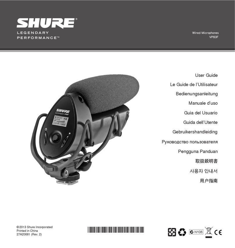 Shure VP83F Manual de usuario