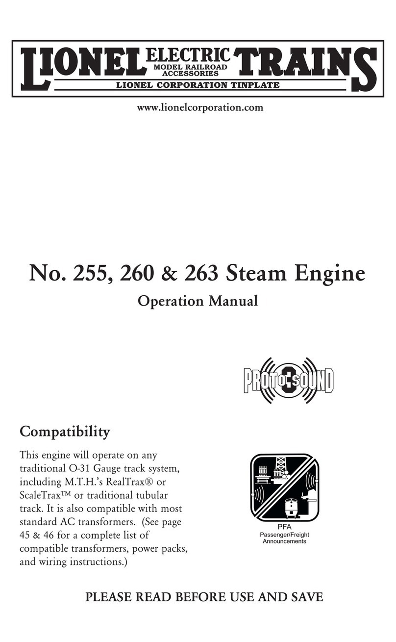 Lionel 255 Manual de usuario