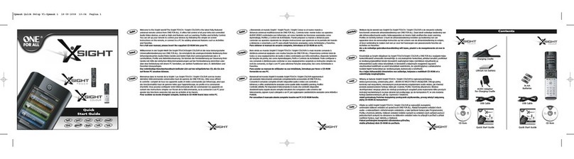 One Forall Xsight Touch Manual de usuario