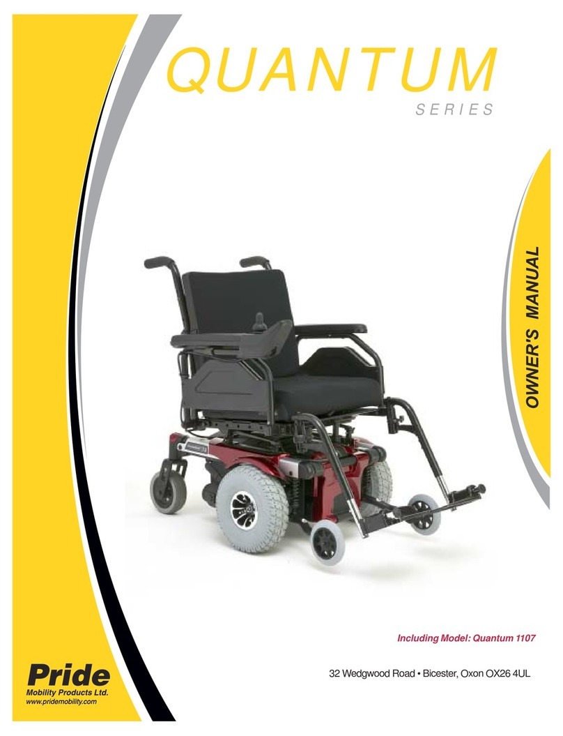 Pride QUANTUM SERIES Manual de usuario