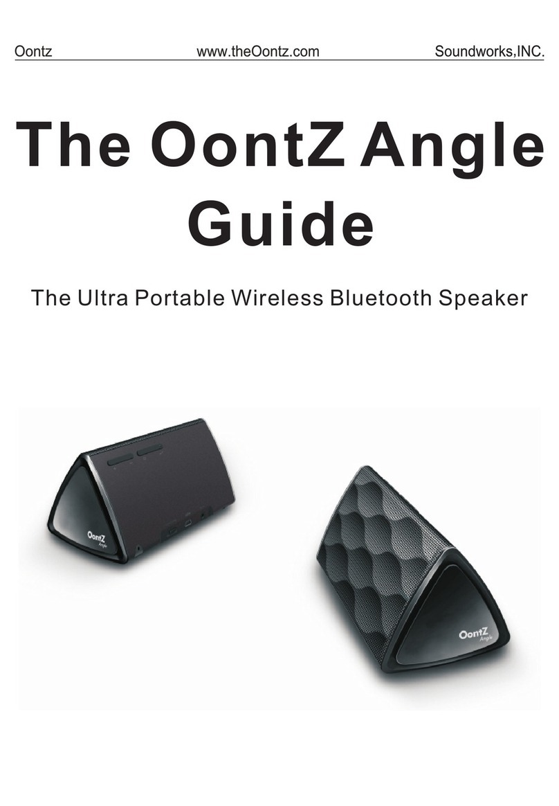 Oontz Angle Manual de usuario
