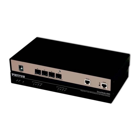 Patton electronics SmartNode 4940 Series Manual de usuario