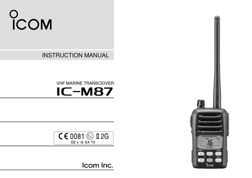 Icom IC-M87 Manual de usuario