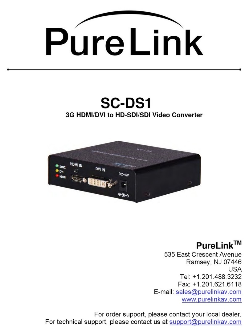 PureLink SC-DS1 Manual de usuario