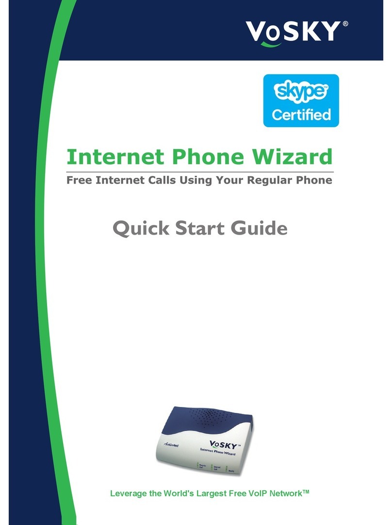 ActionTec VoSKY Manual de usuario