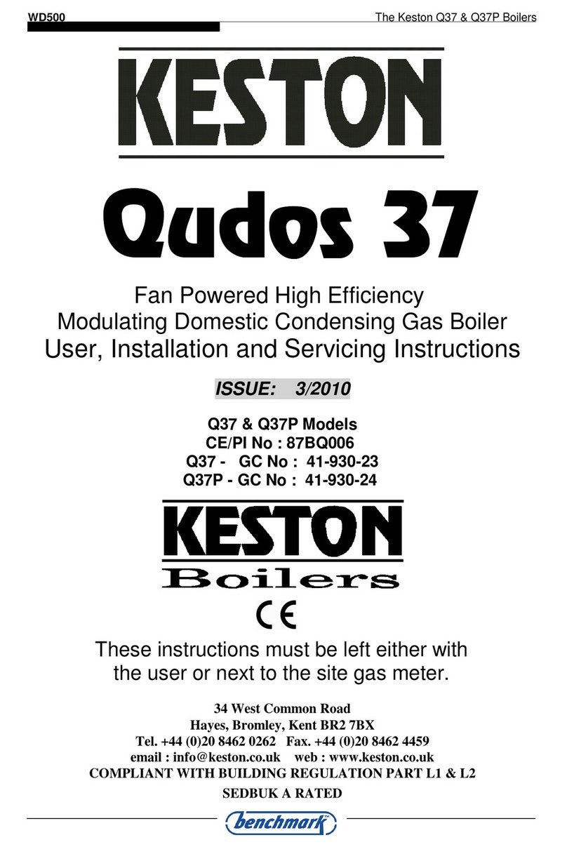 Keston Qudos 37 Guía de solución de problemas