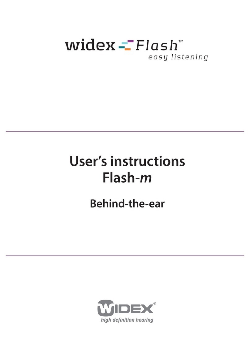 Widex Flash-M Manual de usuario Widex Flash-M Manual de usuario
