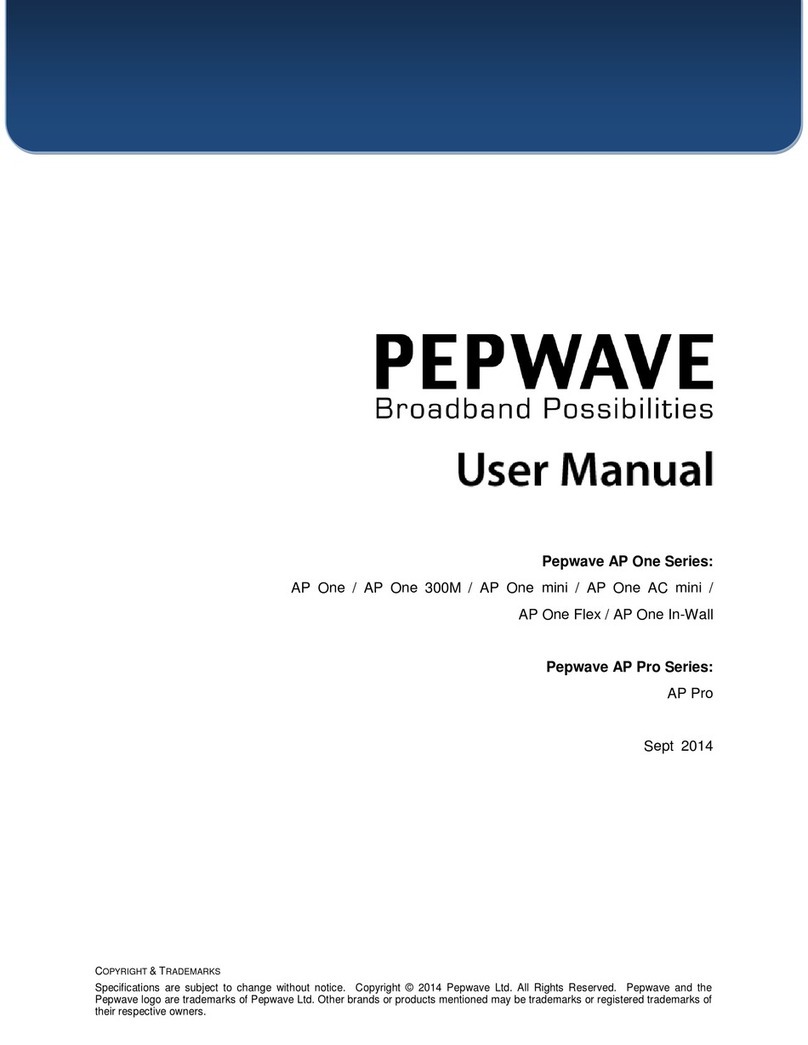 Pepwave APOne Manual de usuario