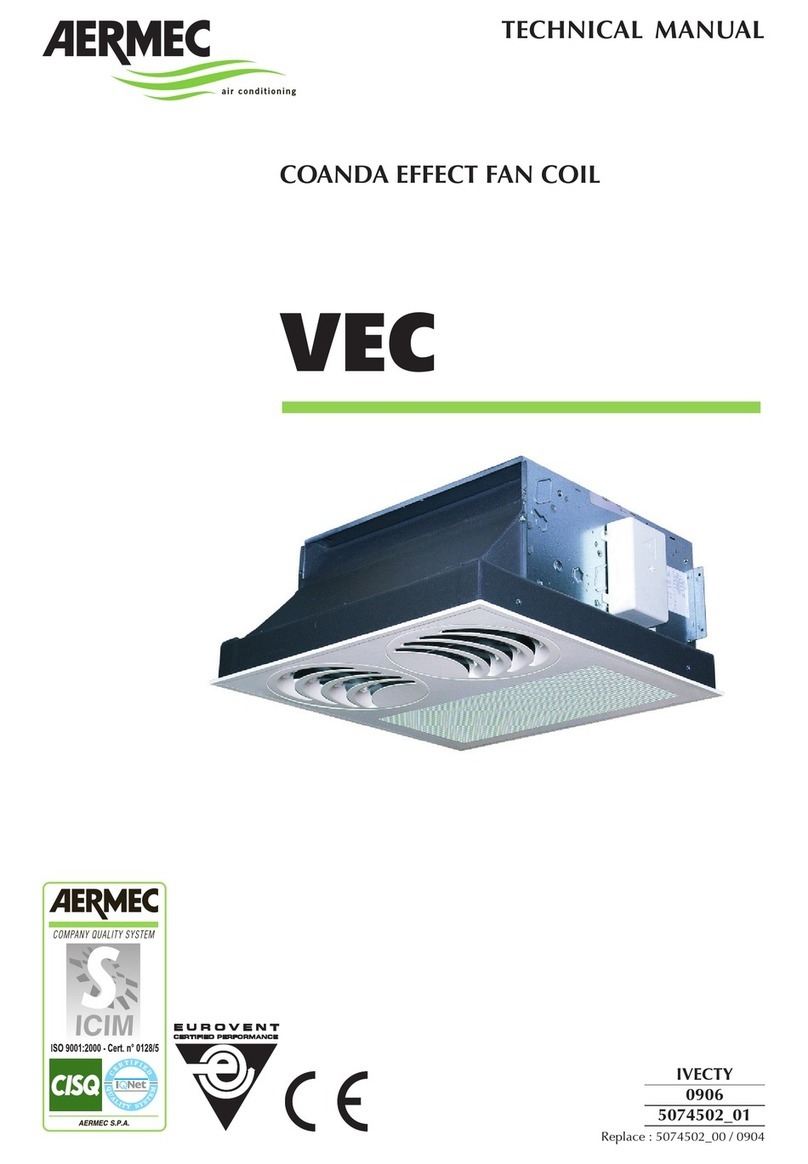 AERMEC VEC Manual de usuario