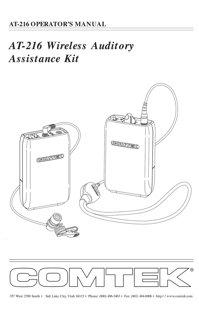 Comtek AT-216 Manual de usuario