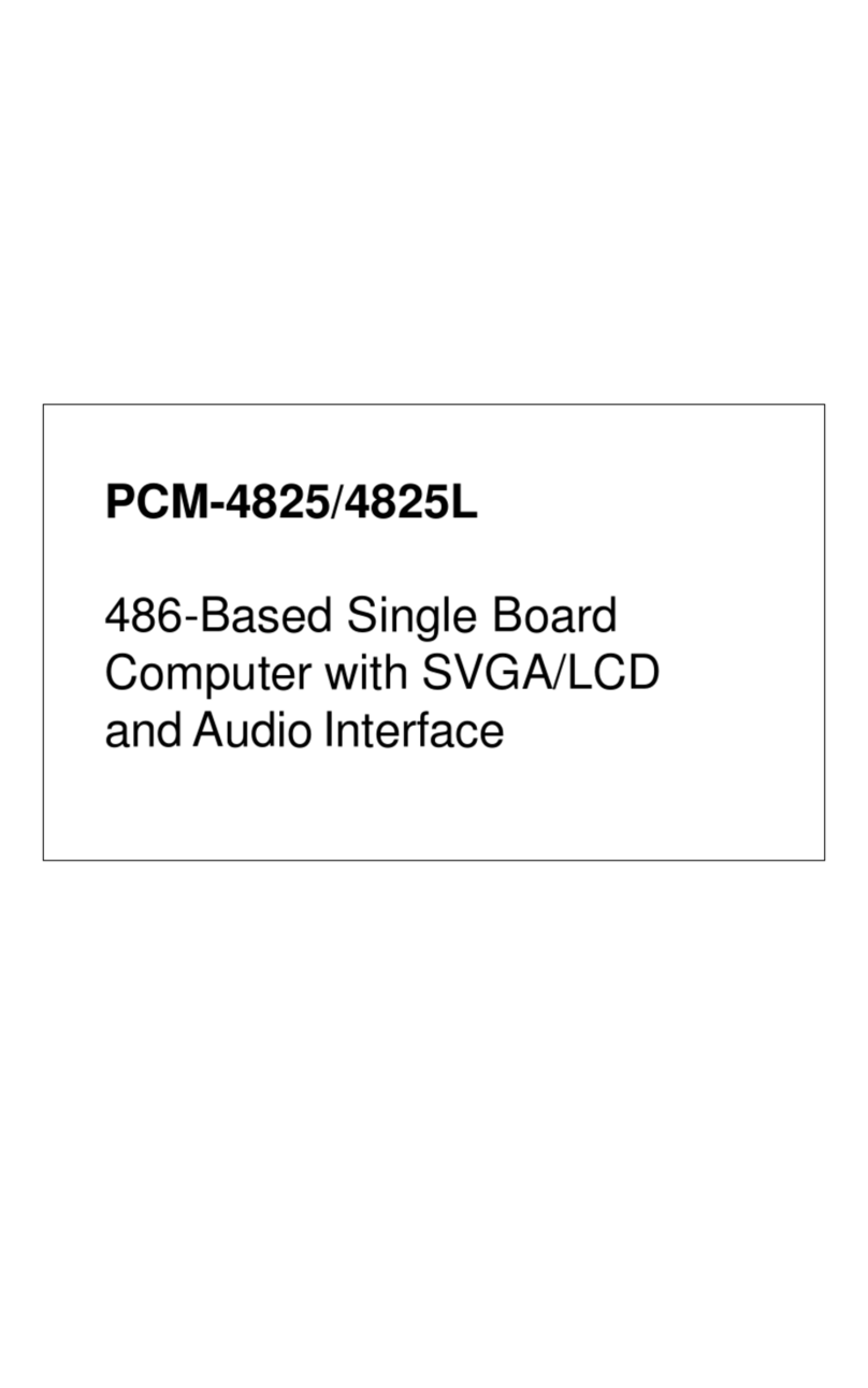 Advantech PCM-4825 Manual de usuario
