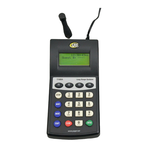 LRS T7400A Manual de usuario LRS T7400A Manual de usuario