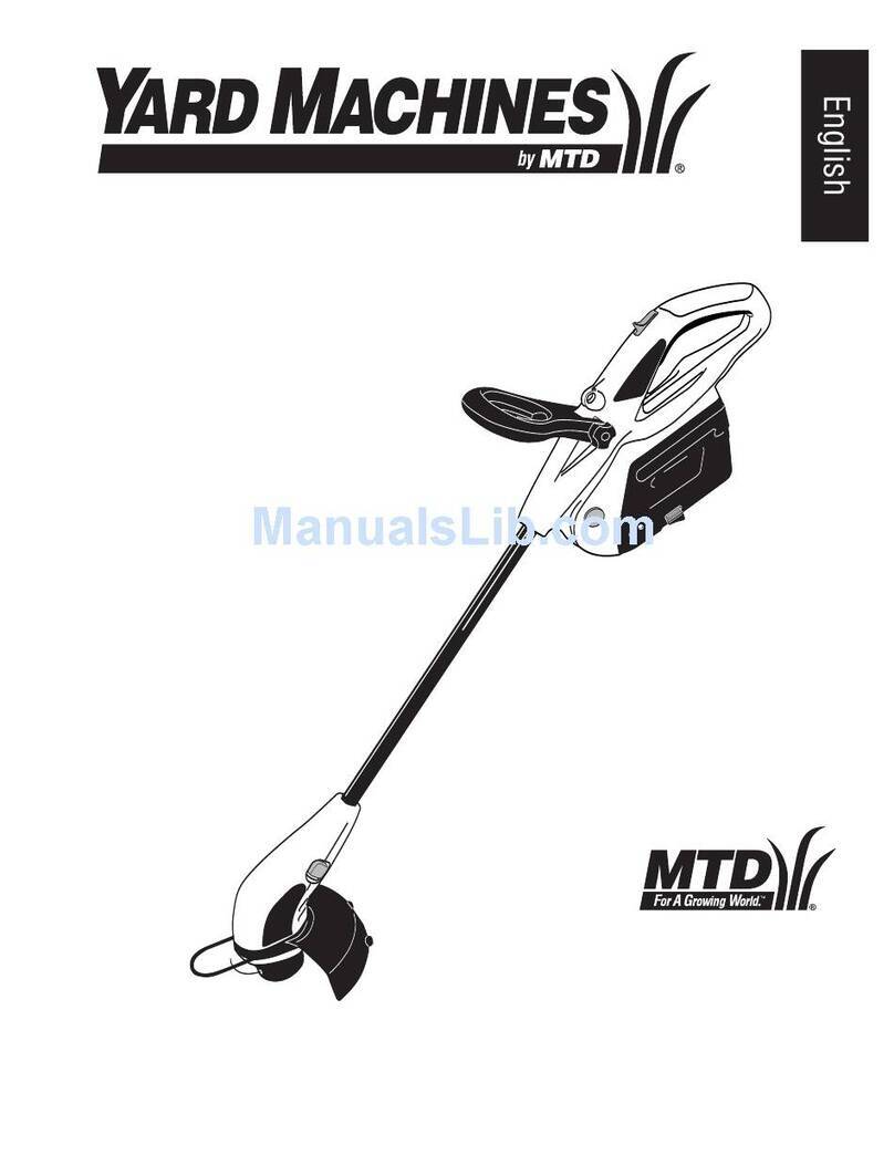 Yard Machines MTD599 Manual de usuario