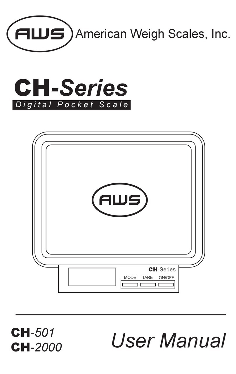 AWS CH-501 Manual de usuario